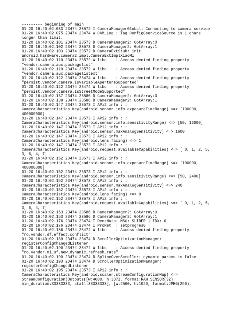 Log Cat 1768902001922 | PDF | System Software | Operating System Families