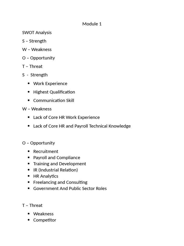 Class Notes 10th Jan 26 Module 1 HR Introduction and Manpower Planning ...
