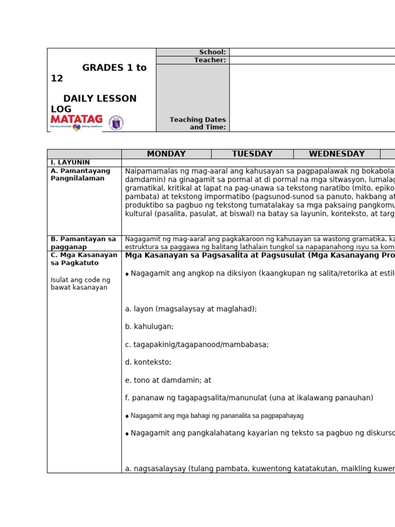 Semi Detailed Lesson Plan | PDF
