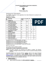 Group B & C Posts: Sr. No. Specialty Total No. of Posts. Ur SC ST OBC Group B'