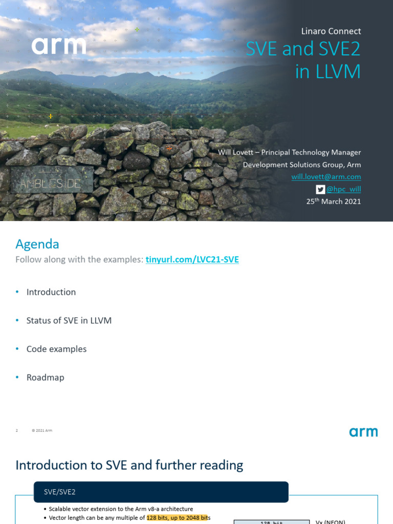 SVE and SVE2 in LLVM: Linaro Connect | PDF | Computer Hardware ...