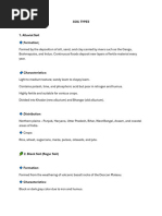 Soil Types and Crops in India Map | PDF