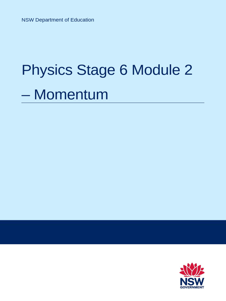 Science s6 Physics Module 2 Momentum | PDF | Momentum | Force