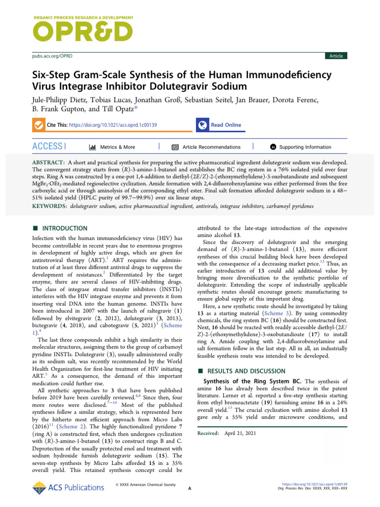 OPRD Paper | PDF | Gas Chromatography | Ester