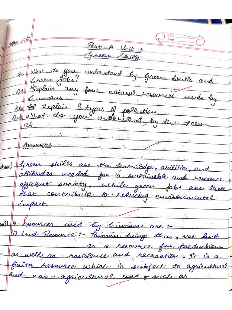 Grade - IX AI Part A Unit-5, Part B Unit - 4 | PDF