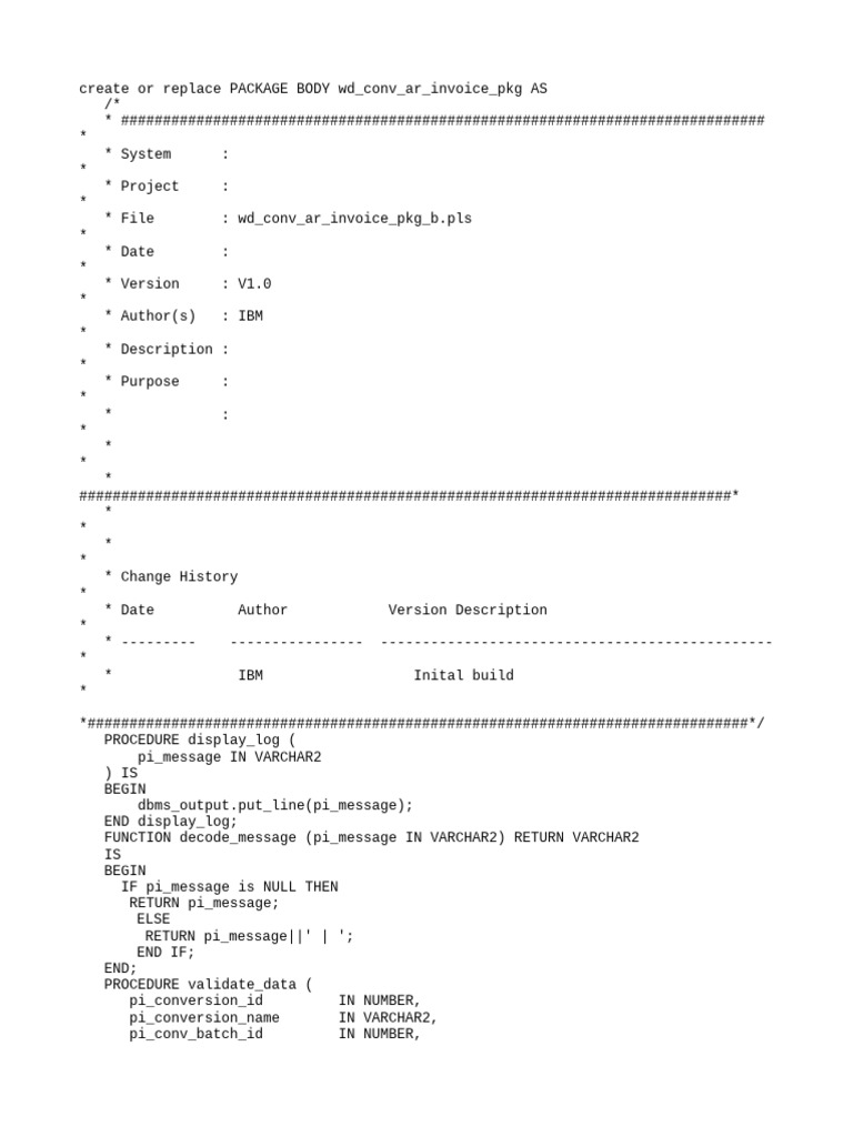 WD Conv Ar Invoice PKG 10mar | PDF | Software Engineering | Computer ...