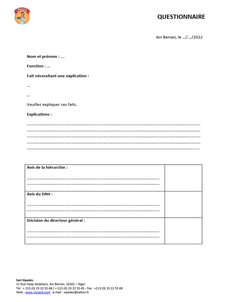 1 - Questionnaire Compressed | PDF
