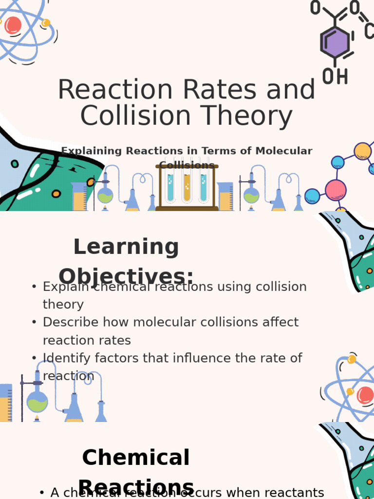 Reaction Rates and Collision Theory | PDF | Reaction Rate | Chemical ...
