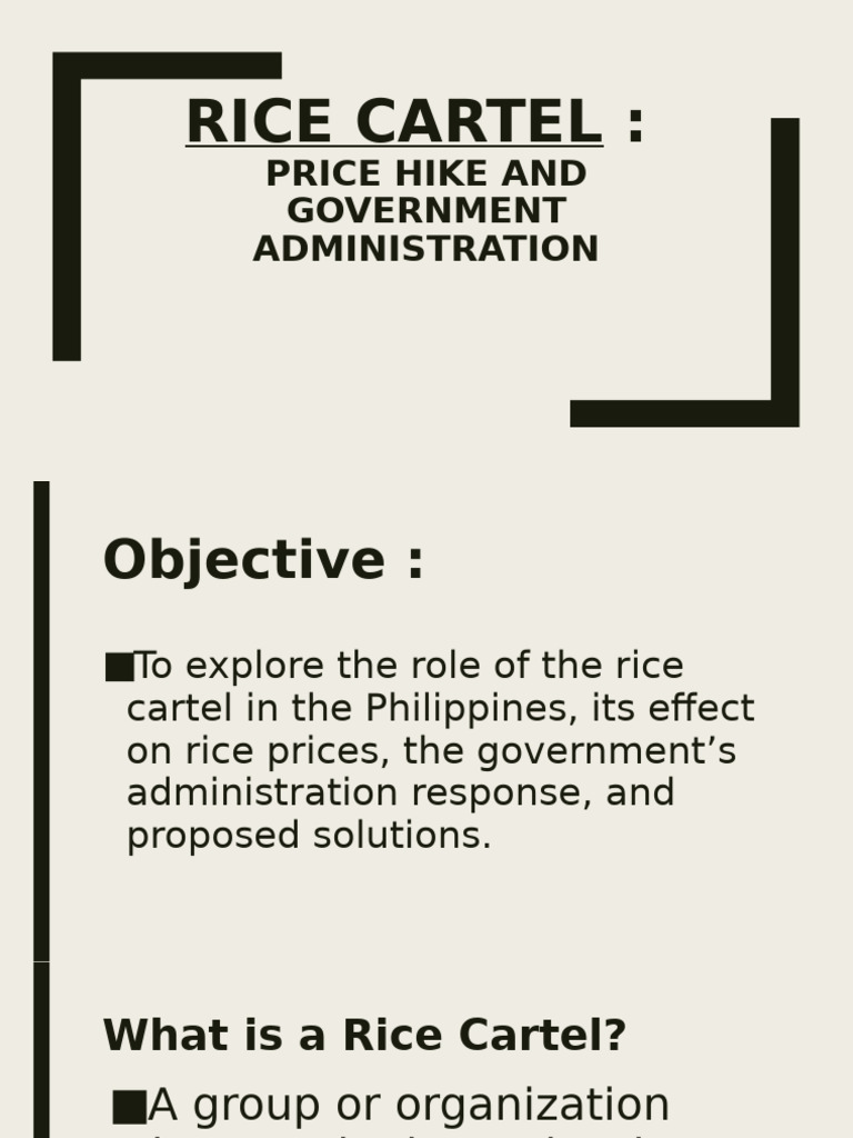 Rice Cartel | PDF
