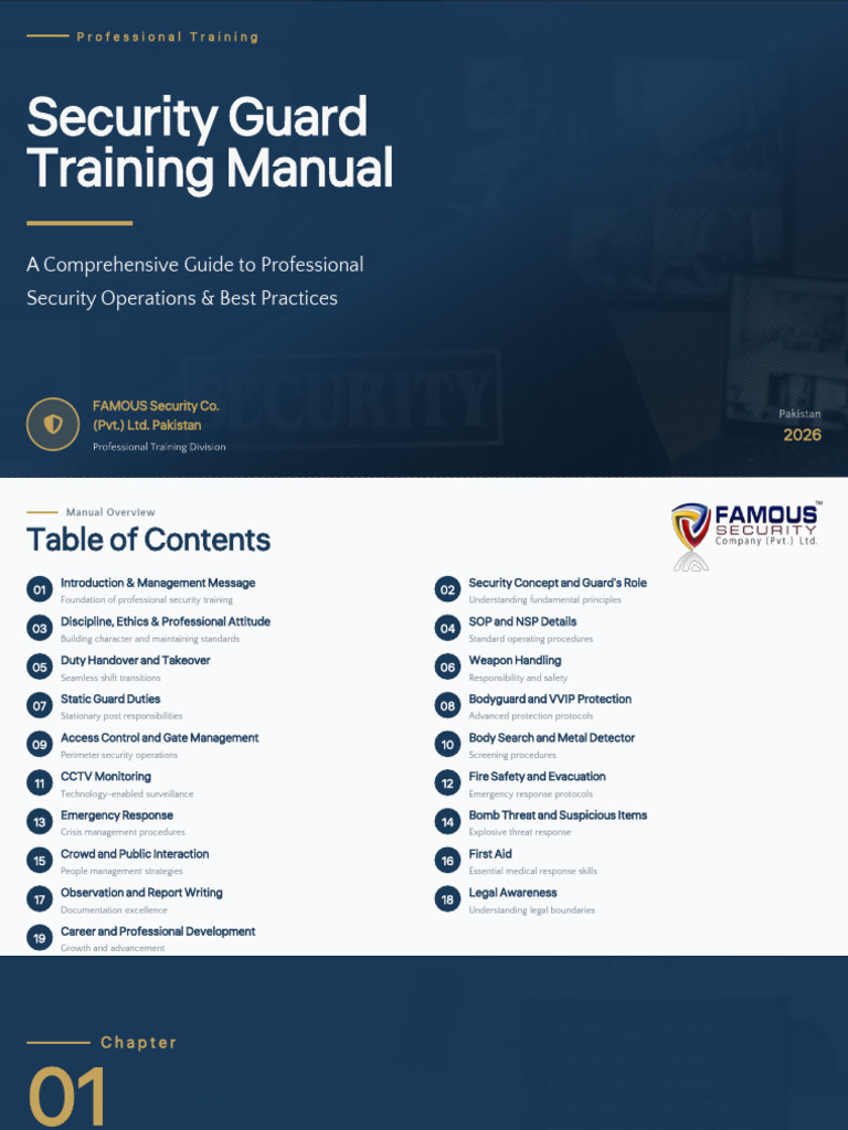 FSC Security Guard Training Manual | PDF | First Aid | Emergency