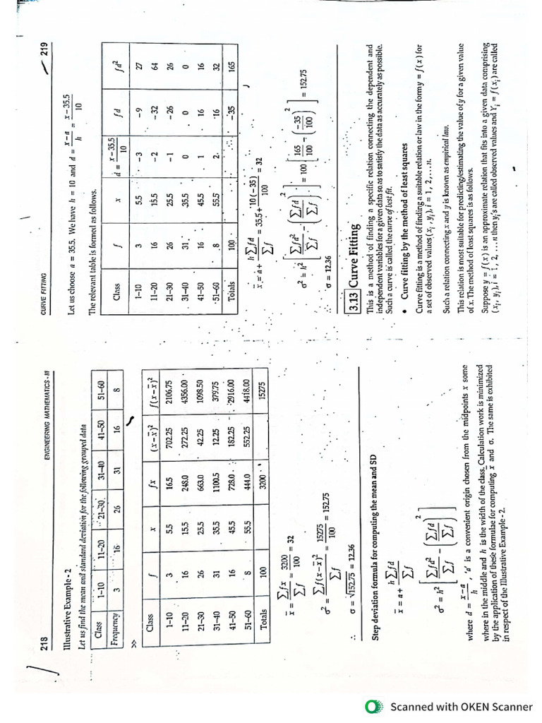 Curve Fitting | PDF