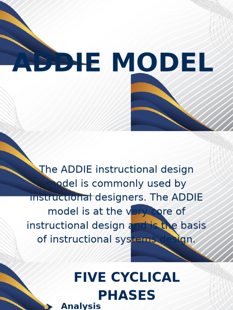 Addie Model | PDF