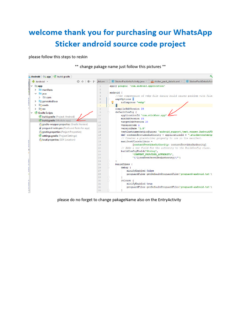 Edited - Whatsapp Stickers Documentation | PDF