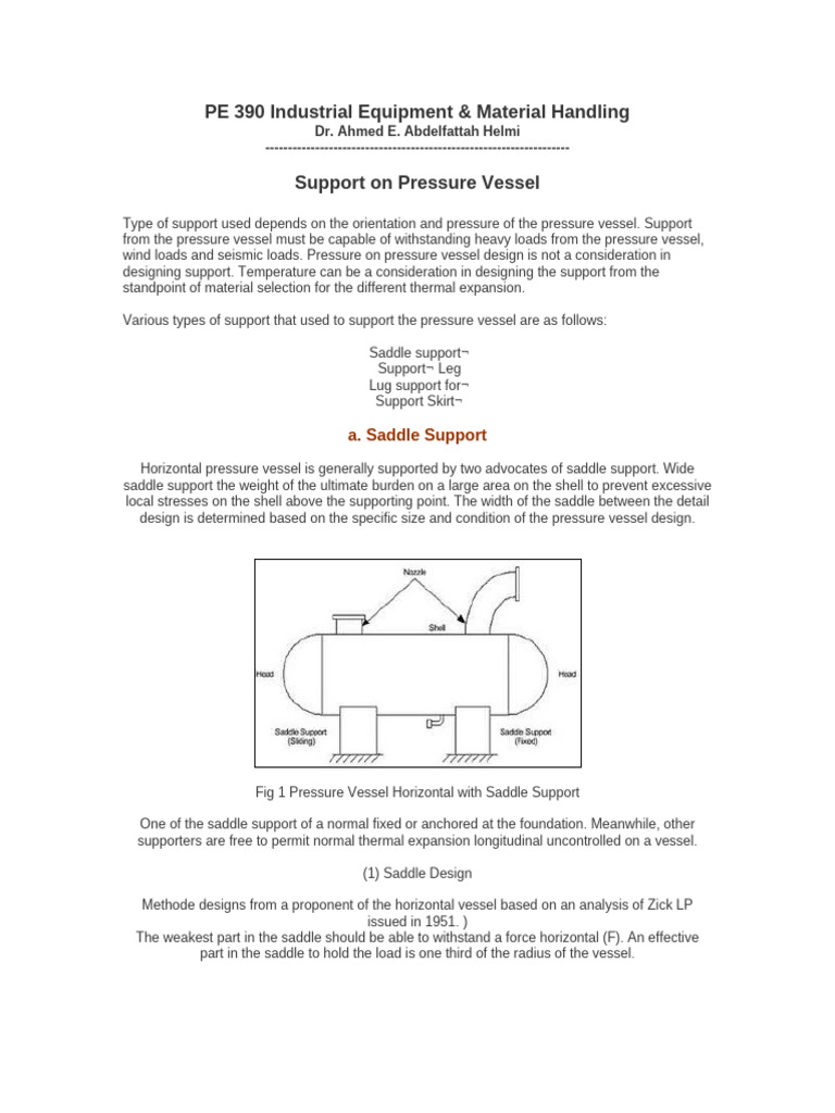 Pressure Vessel Design Part II | PDF | Stress (Mechanics) | Pressure