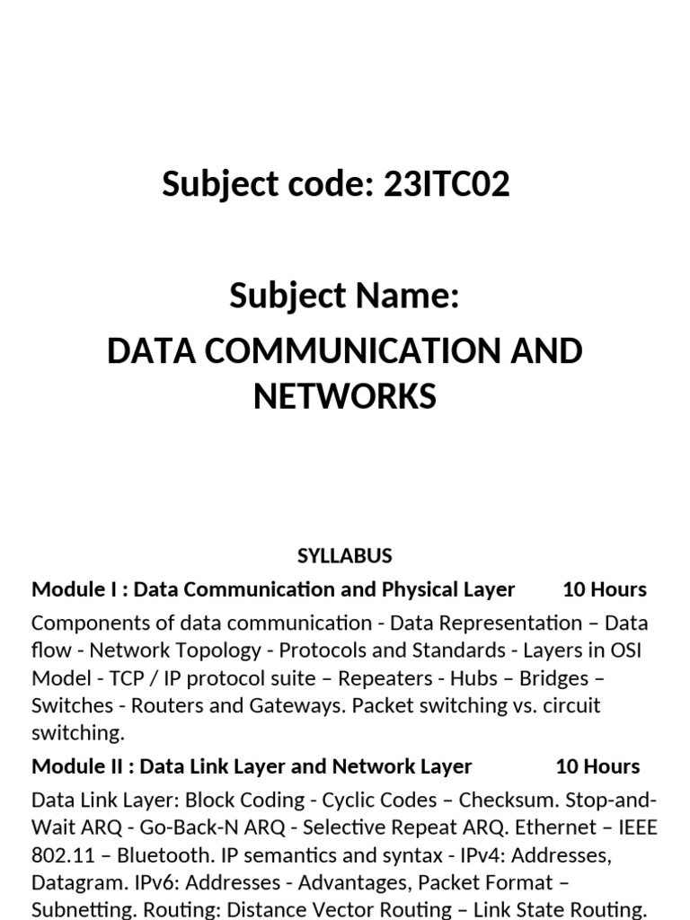 Module 3-Transport Layer and Application Layer | PDF | File Transfer ...