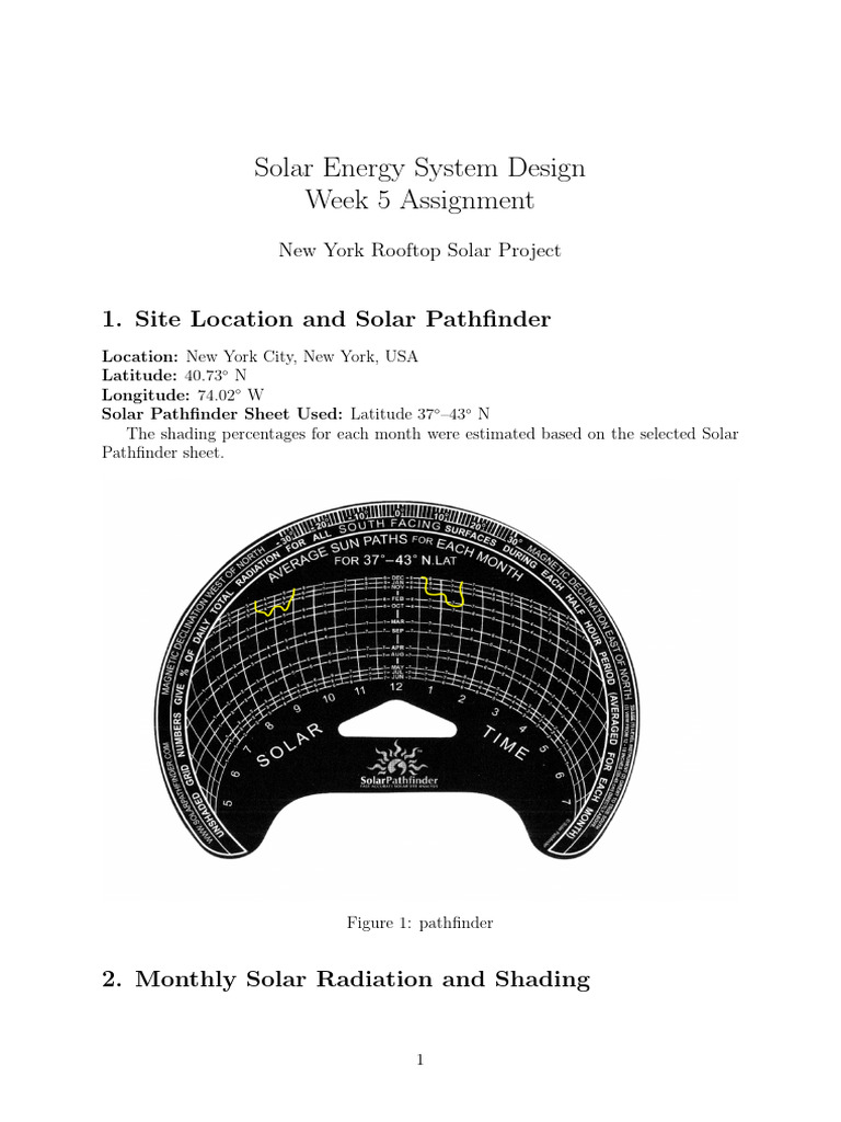 Solar System Design Coursera | PDF | Power Inverter | Sun