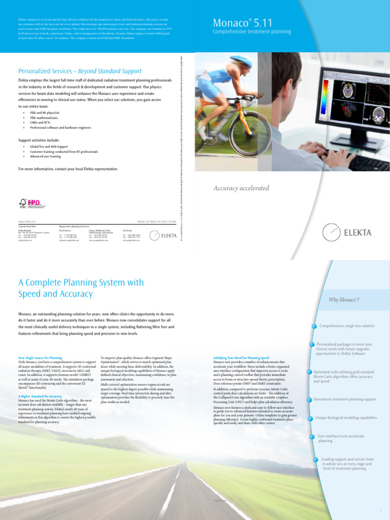 Monaco 5.11 Product Brochure | PDF | Radiation Therapy | Medicine