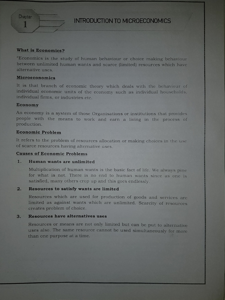 Economics Notes | PDF | Economics | Economies