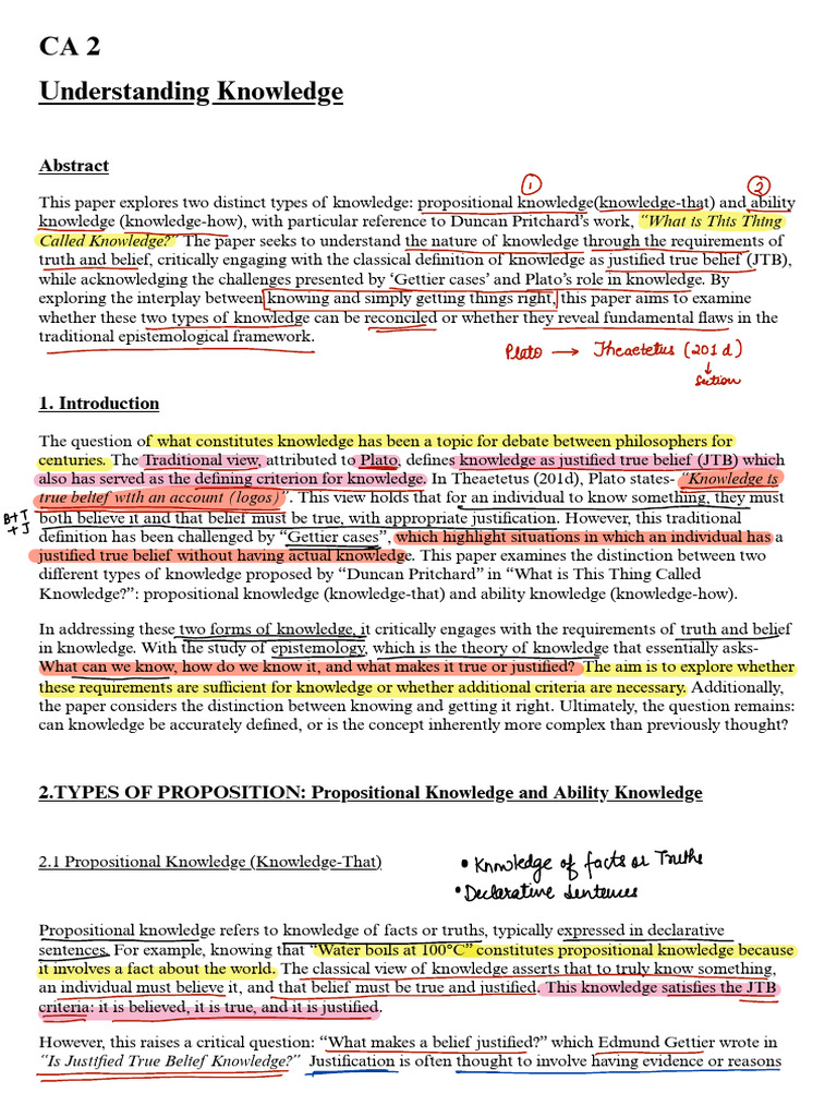 Epistemology | PDF | Knowledge | Epistemology