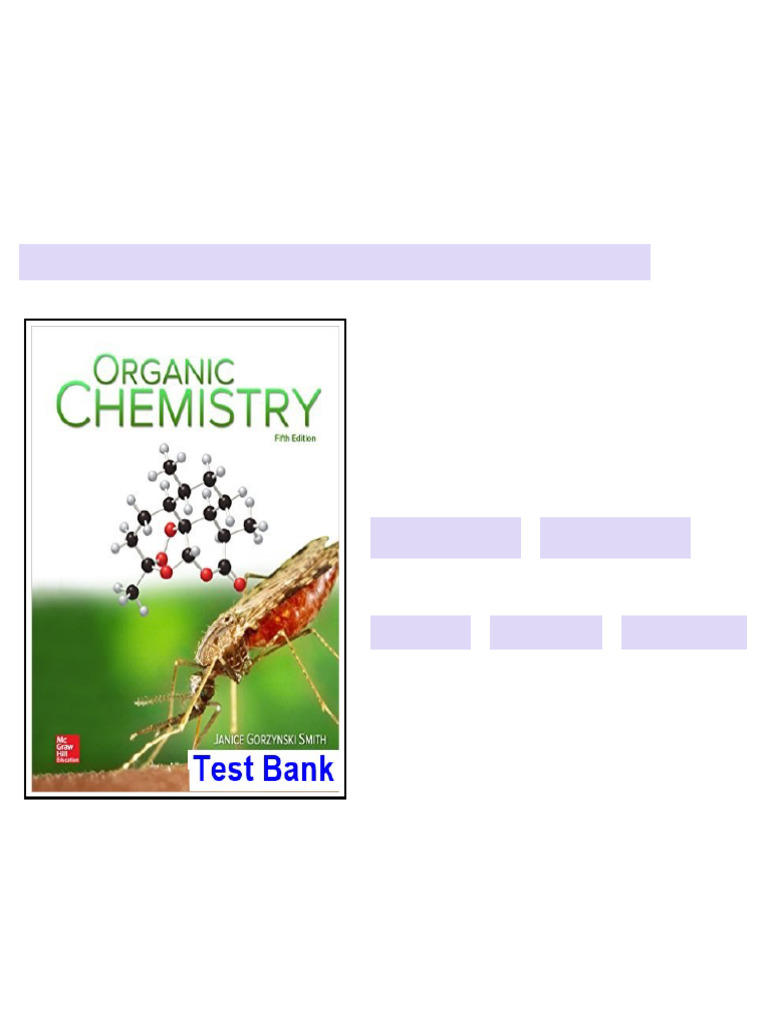 Organic Chemistry 5th Edition Smith Test Bank sample | PDF | Chirality ...