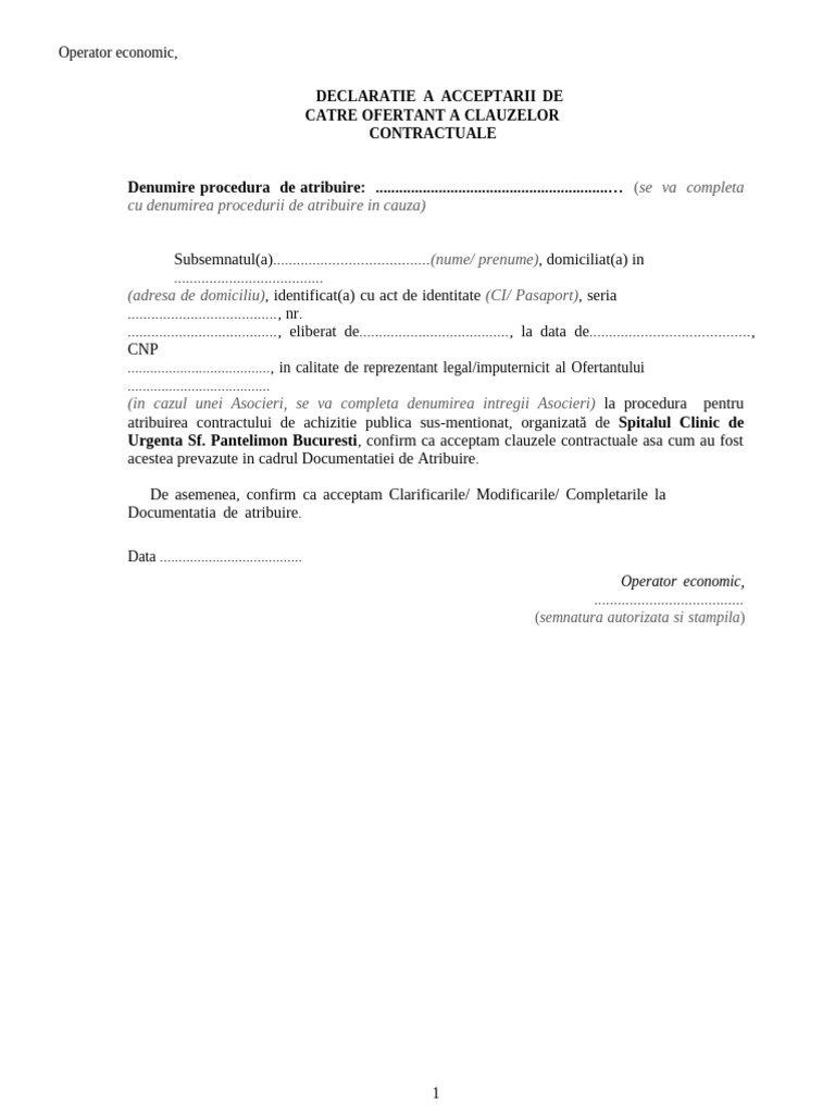 Modele Formulare | PDF