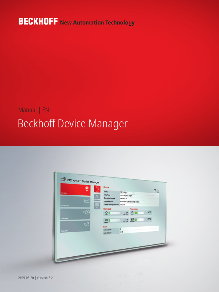 Beckhoff Device Manager: Manual - EN | PDF | World Wide Web | Internet ...