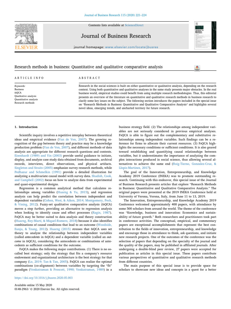 Qualitative Paper For Methodology | PDF | Quantitative Research ...
