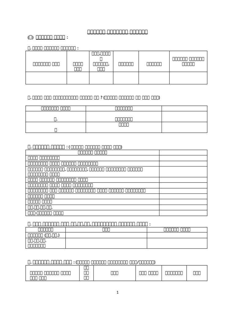 Social Audit Form | PDF