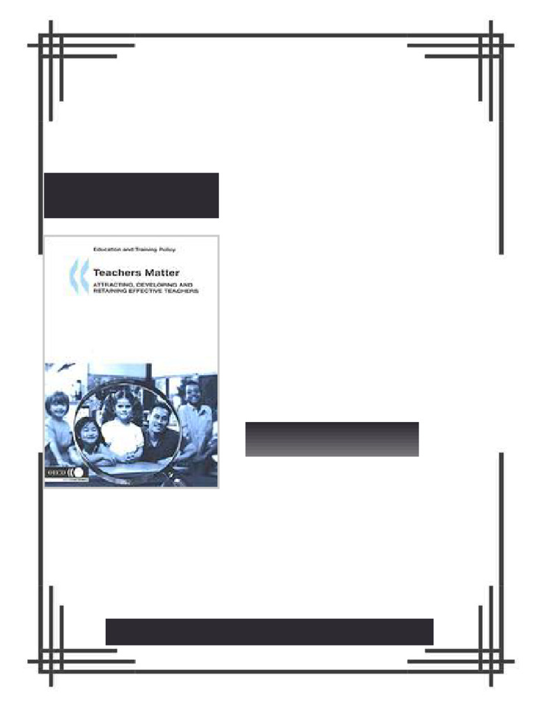 Teachers matter attracting developing and retaining effective teachers ...