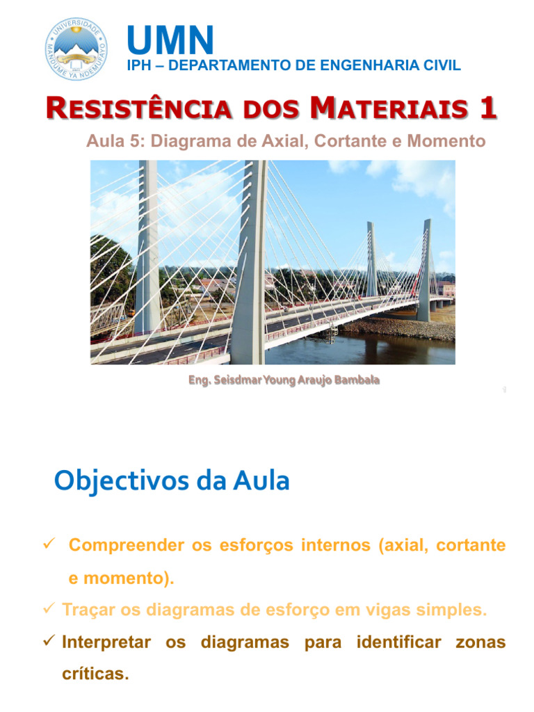Resmat Aula 5 | PDF | Flexão (Física) | Mecânica dos sólidos