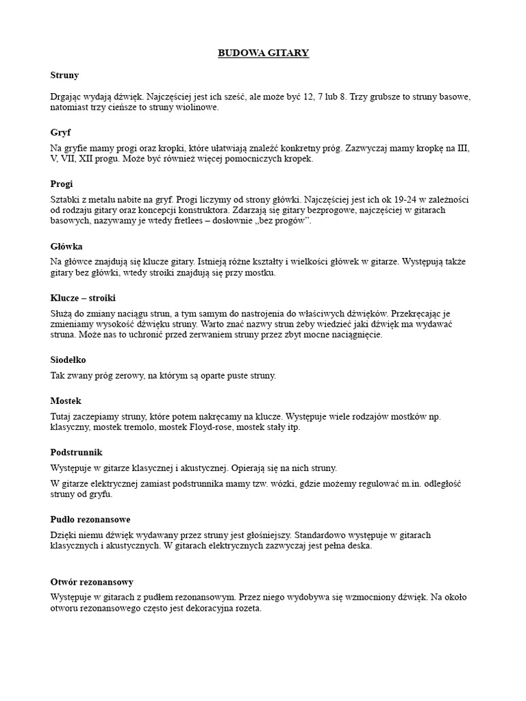 Lekcja I | PDF