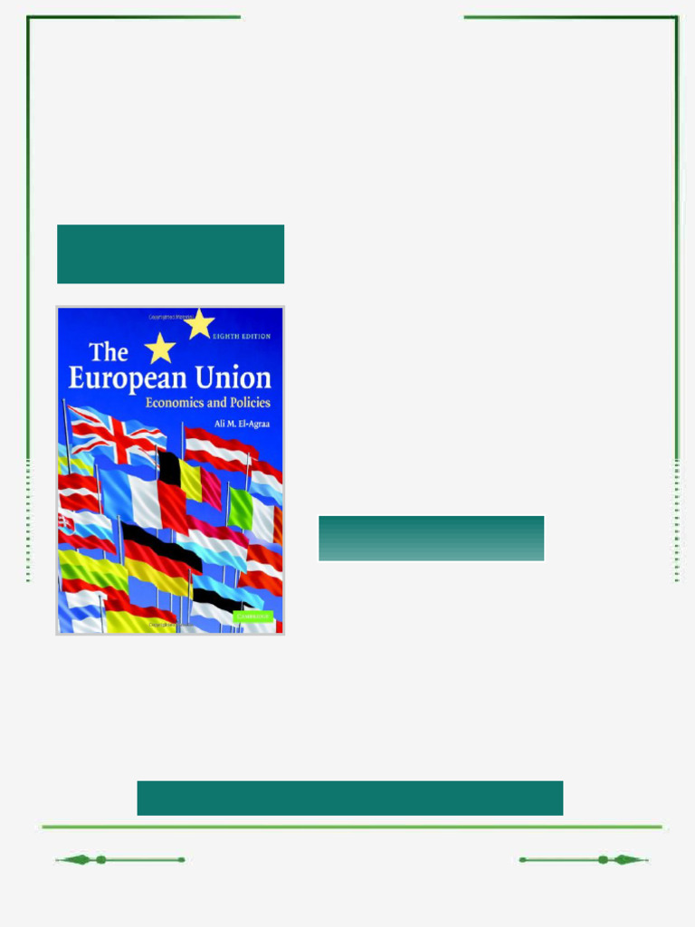 The European Union Economics and Policies 8th Edition Ali El-Agraa ...