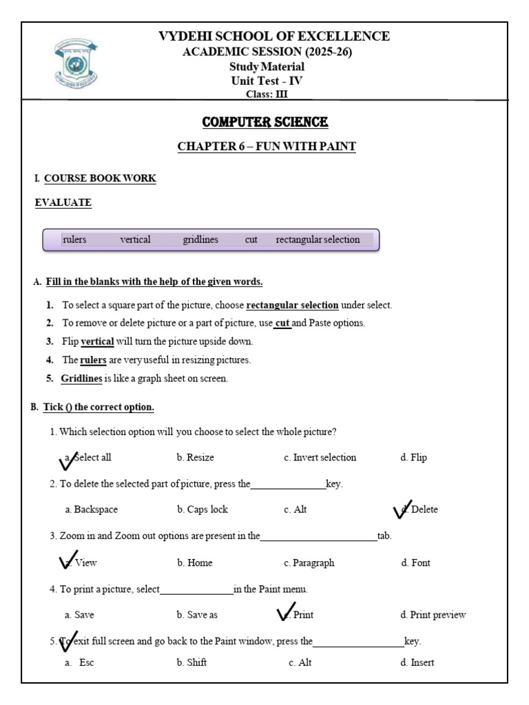Grade 3 Compiled Study Material | PDF | Moon | Computer File