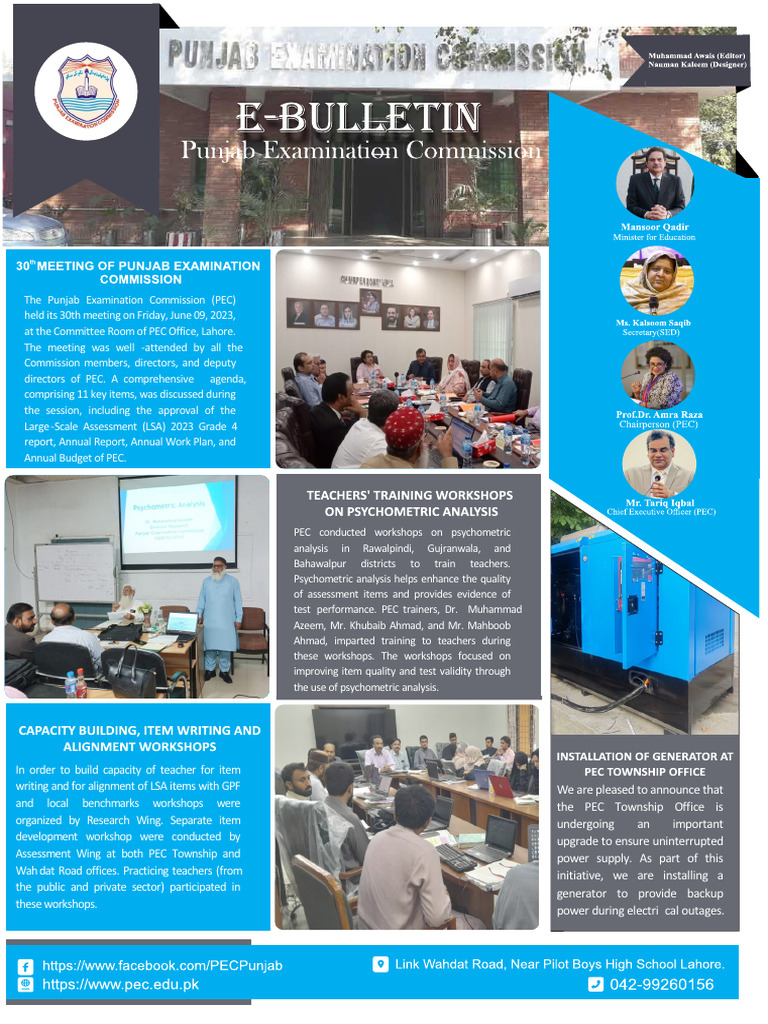 E Bulletin | PDF | Educational Assessment And Evaluation | Evaluation