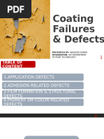 Common Paint Defects and Solutions | PDF | Paint | Chemical Substances