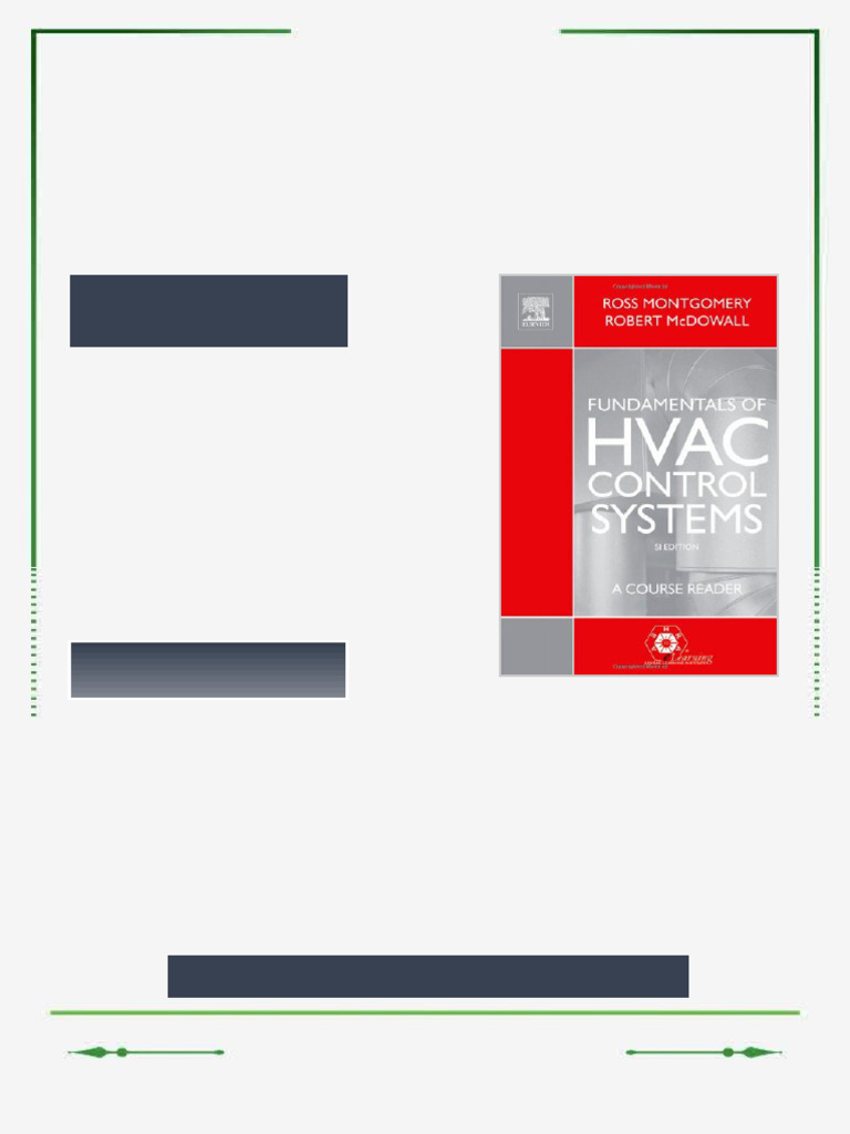 Fundamentals of HVAC Control Systems SI Edition Steven T. Taylor ebook ...