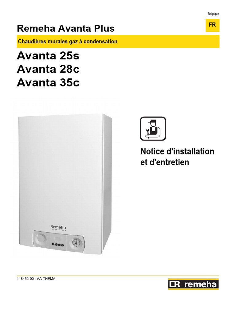 Avanta Notice Installation Et Entretien | PDF | Chaudière | Radiateur