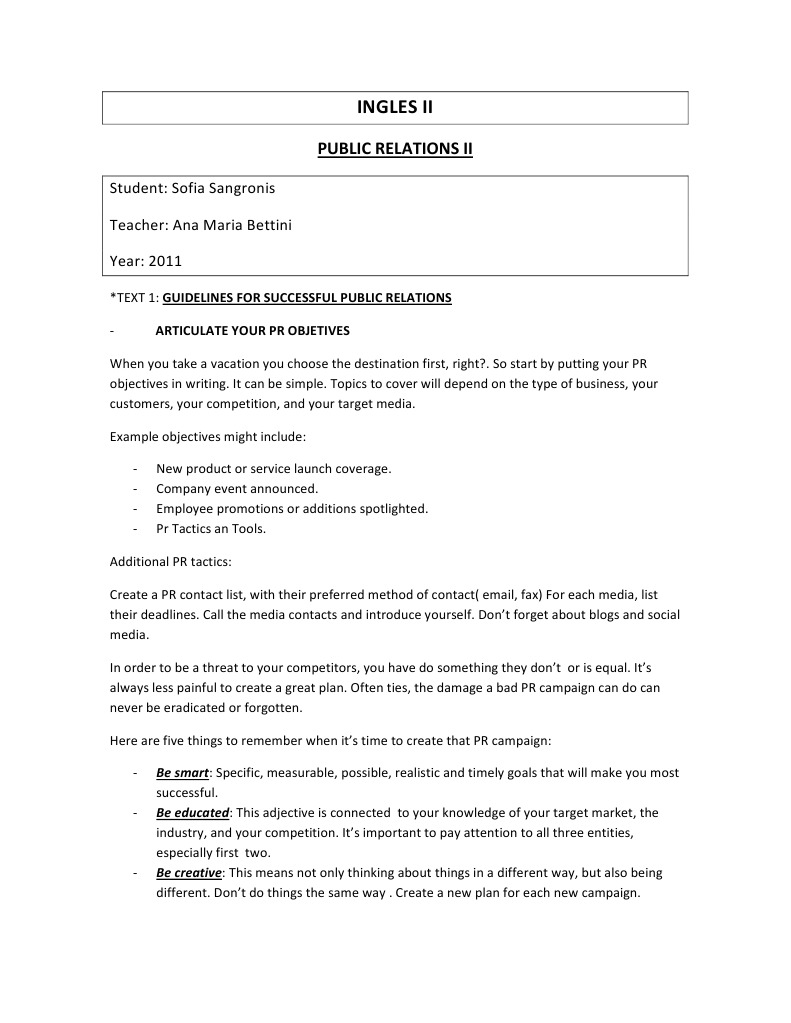 Effective Public Relations Strategies | PDF | Public Relations | Mass Media