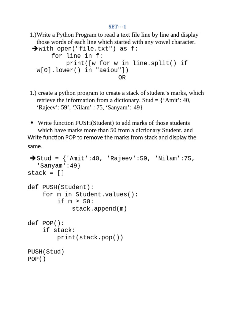 SET----1 CS | PDF