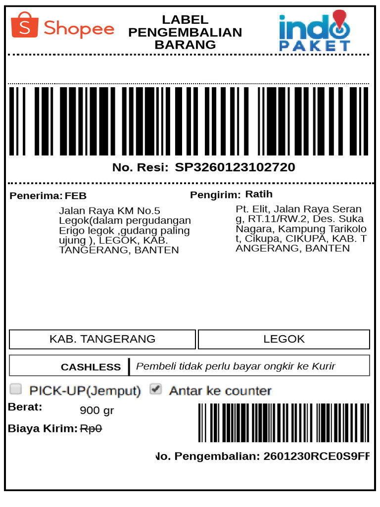 Get Return Label | PDF