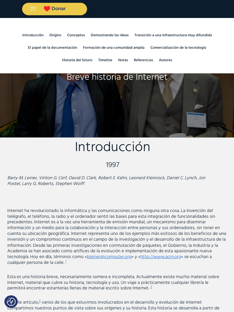 Una+Breve+Historia+de+Internet+ +Internet+Society 1756894151682 | PDF ...