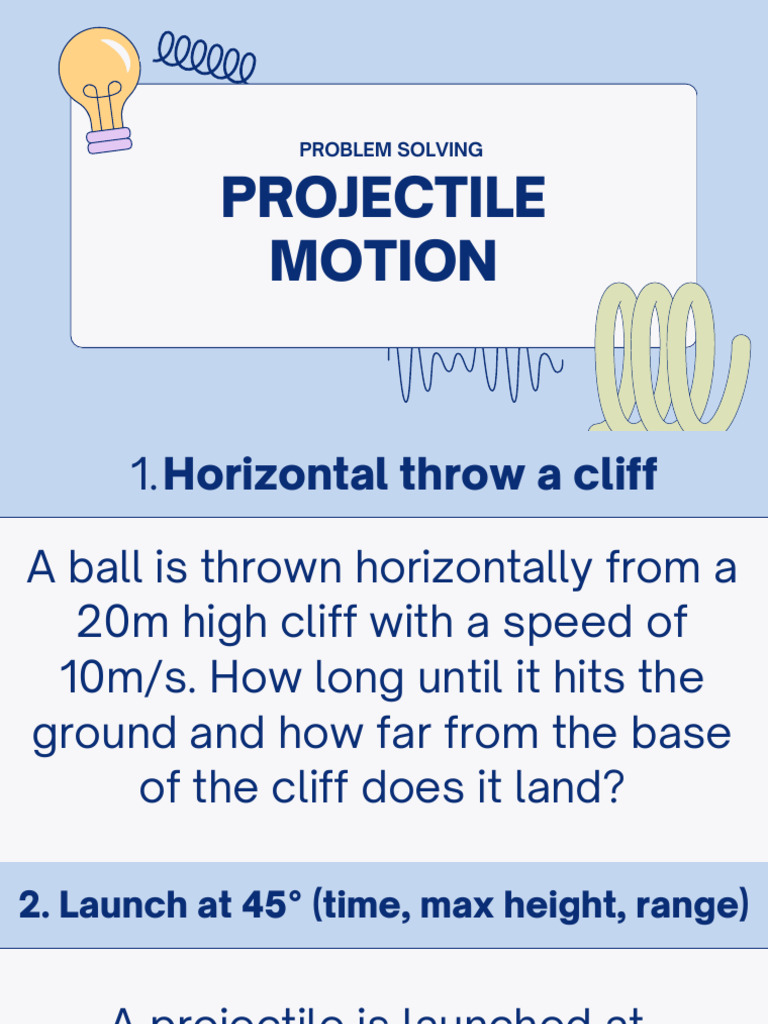 Projectile Motion | PDF