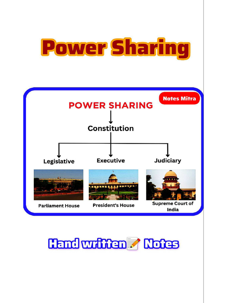 Power Sharing Notes | PDF