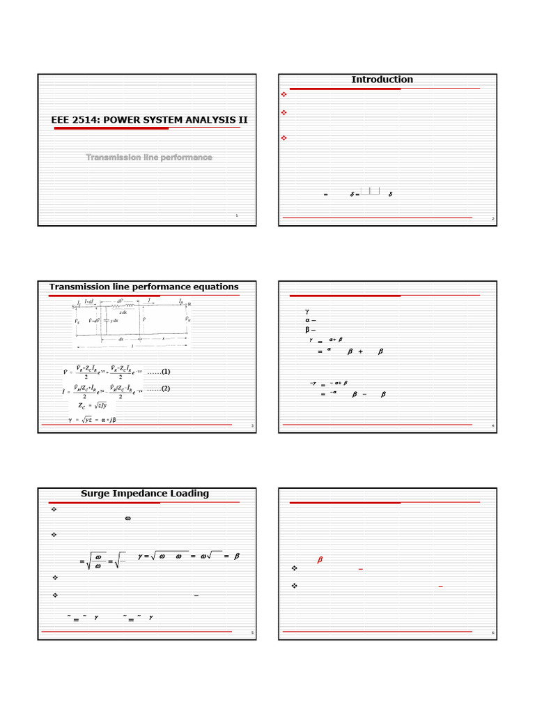 Transmission Line Performance | PDF | Electrical Engineering | Electricity