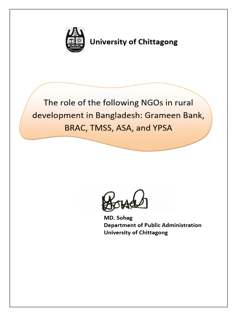 NGOs and Their Role in Rural Development | PDF | Non Governmental ...