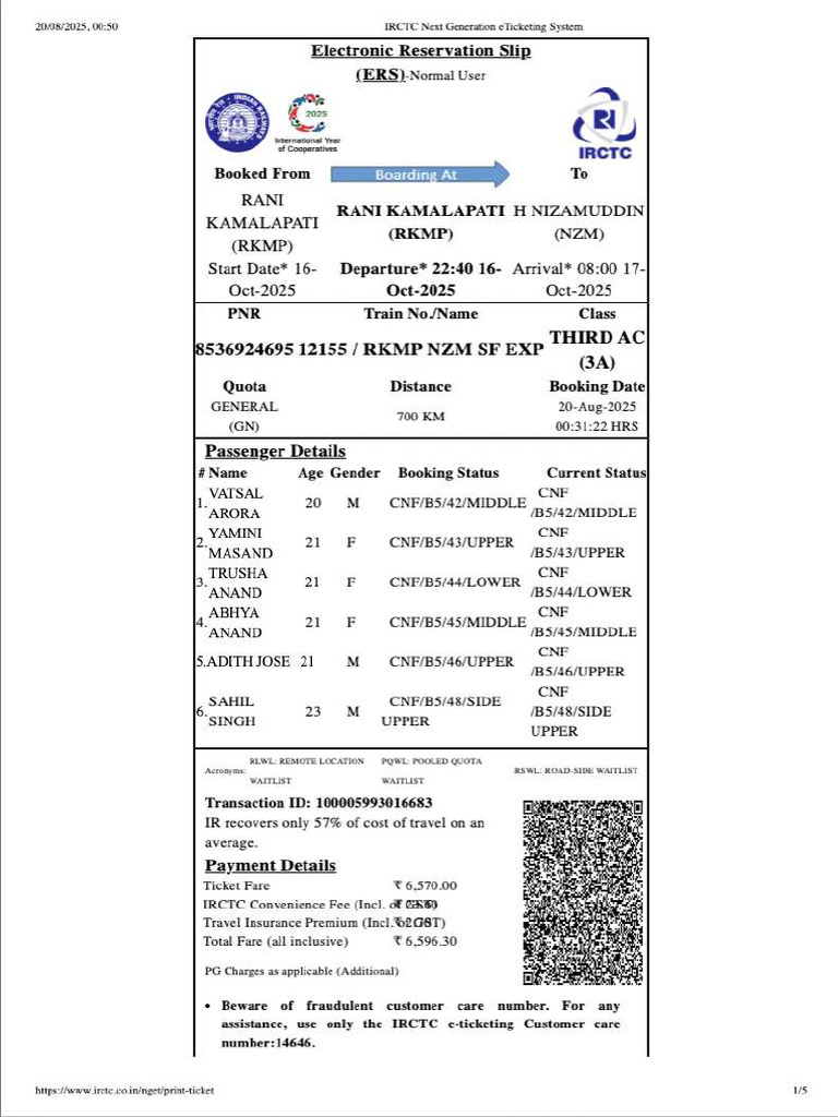 IRCTC Next Generation ETicketing System | PDF
