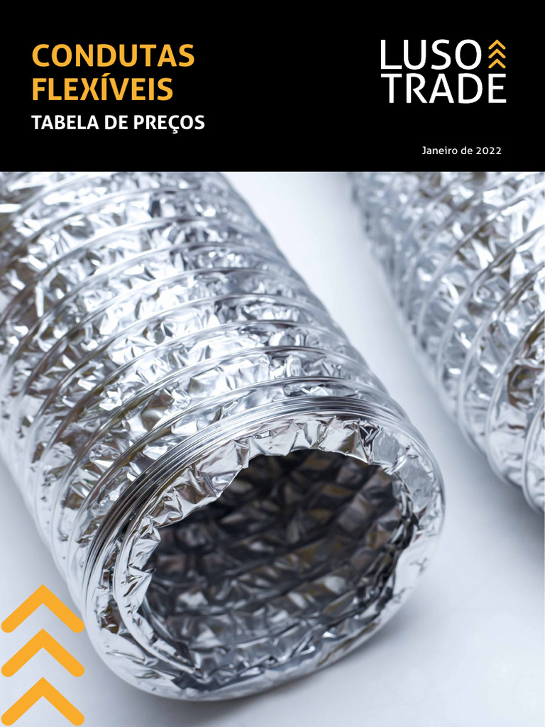 Lusotrade Tabela de Precos Condutas Flexiveis 2022 | PDF | Mecânica de ...