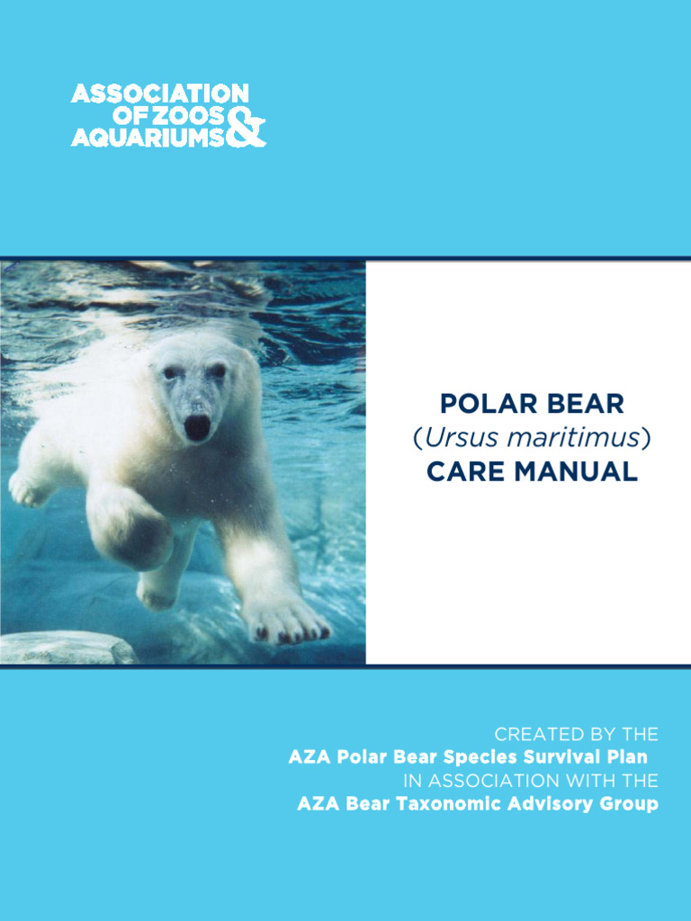 Polar Bear Care Manualr | PDF | Polar Bear | Endangered Species Act Of 1973