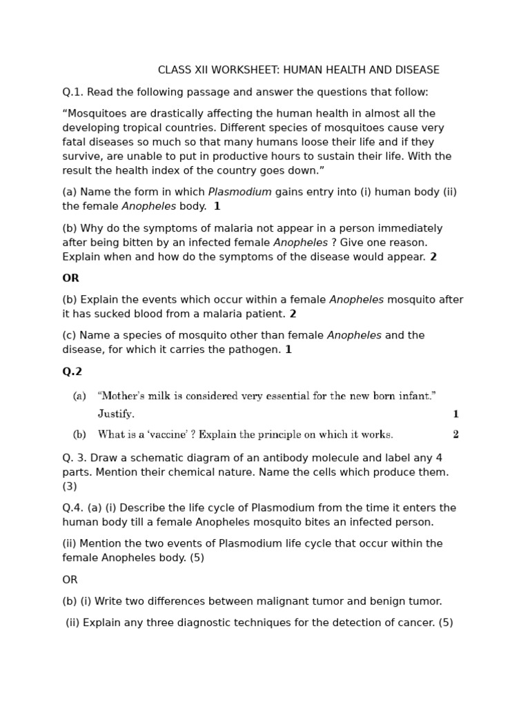 Imp Que Human Health and Disease | PDF | Hiv/Aids | Infection