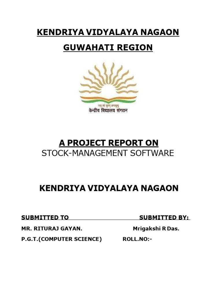 12c Ip Project Report 25-26 9 | PDF | Databases | Relational Database